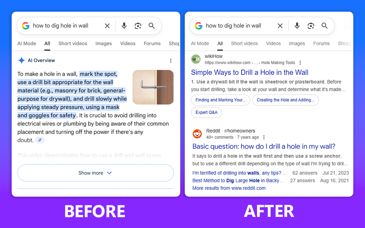 Stay private while browsing recruiters, jobs, and profiles.